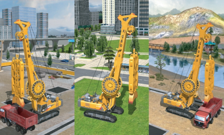 连续墙抓斗训练模拟器